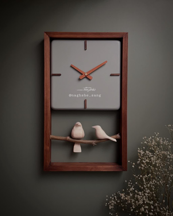 ساعت دیواری m30 طوسی