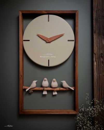 ساعت دیواری g۷۰ کرم