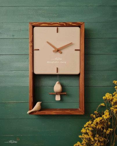 ساعت دیواری پاندول کرم